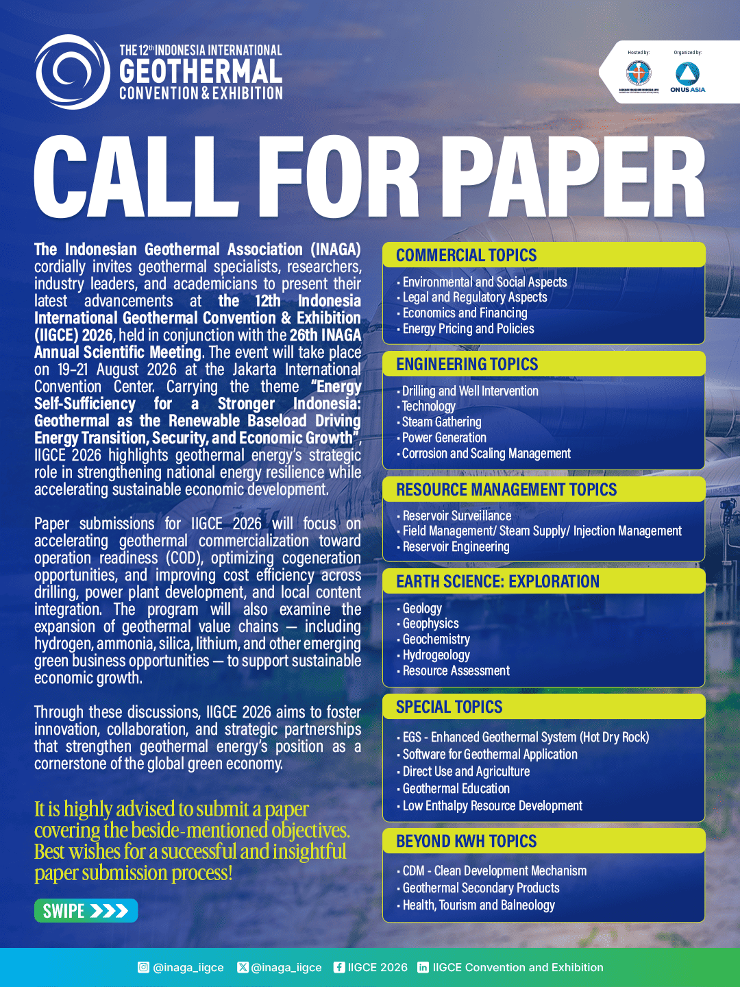 Call For Paper IIGCE 2026 Poster